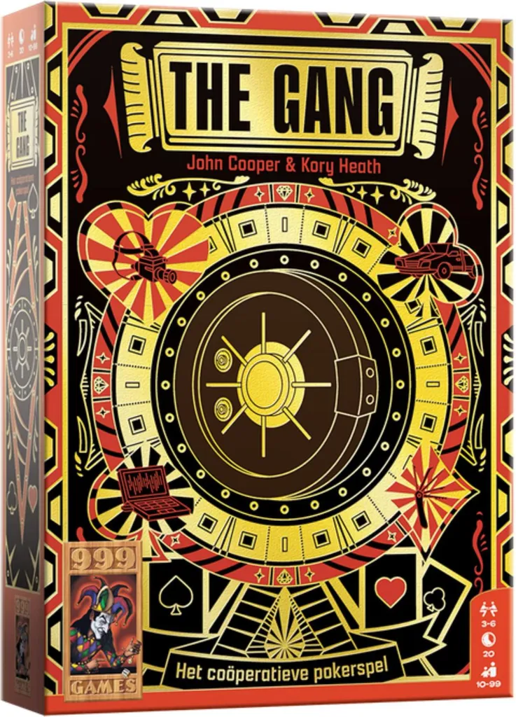 Jeu de cartes coopératif The Gang type Poker pour soirées entre amis