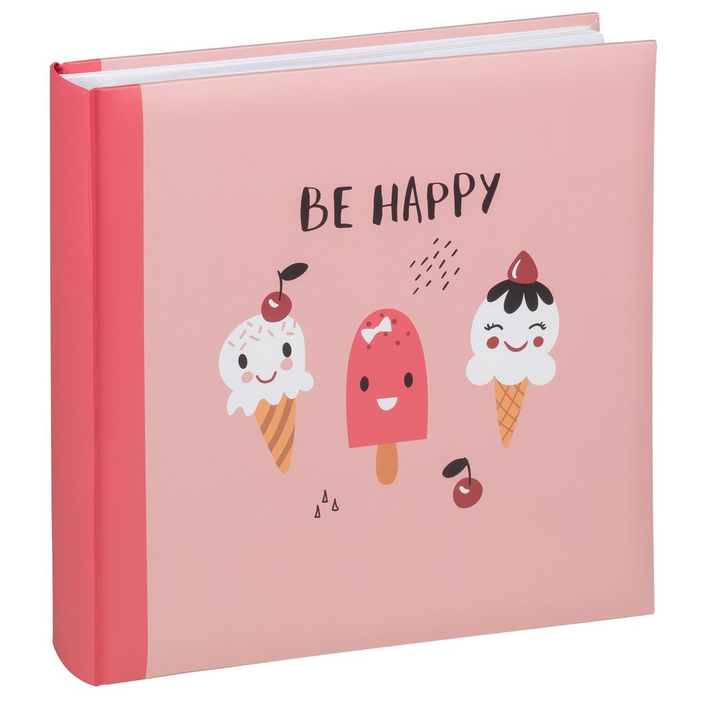 Walther, FA-281-2, Kinderalbum Be Happy, rosa, 26x25 cm, Fotoalbum