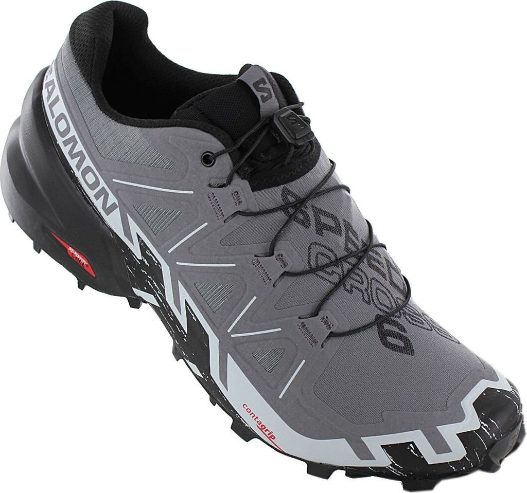 Salomon Speedcross 6 - Herren Trail-Running Schuhe Laufschuhe Grau 417380 , EU 49 1/3 UK 13.5