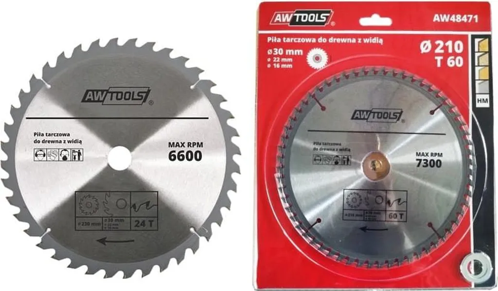Awtools 250x30x40Z | Lama Professionale in Carburo di Tungsteno
