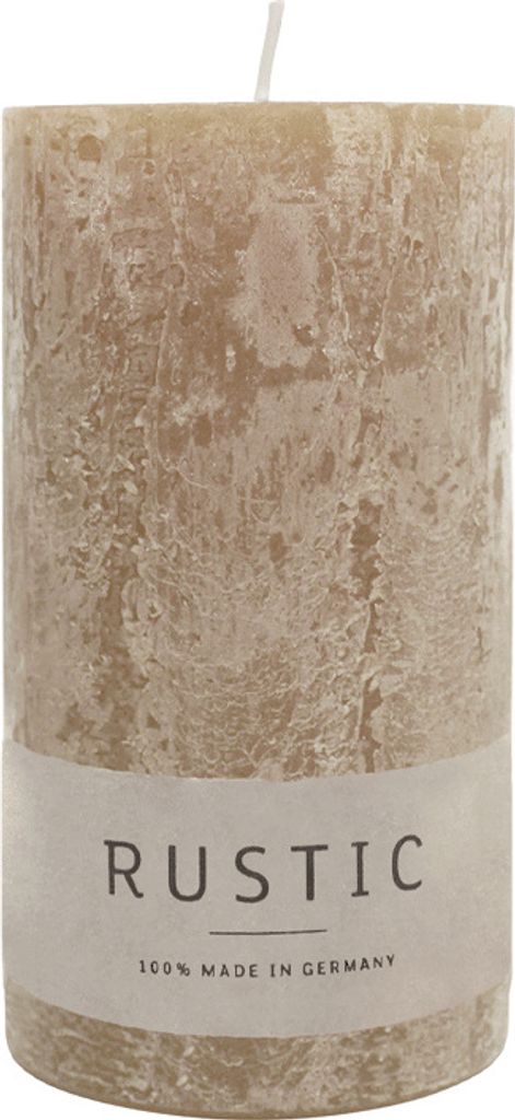 Stumpenkerze aus Paraffin, Sahara, Rustic, WENZEL, 110/60 Produktbild 