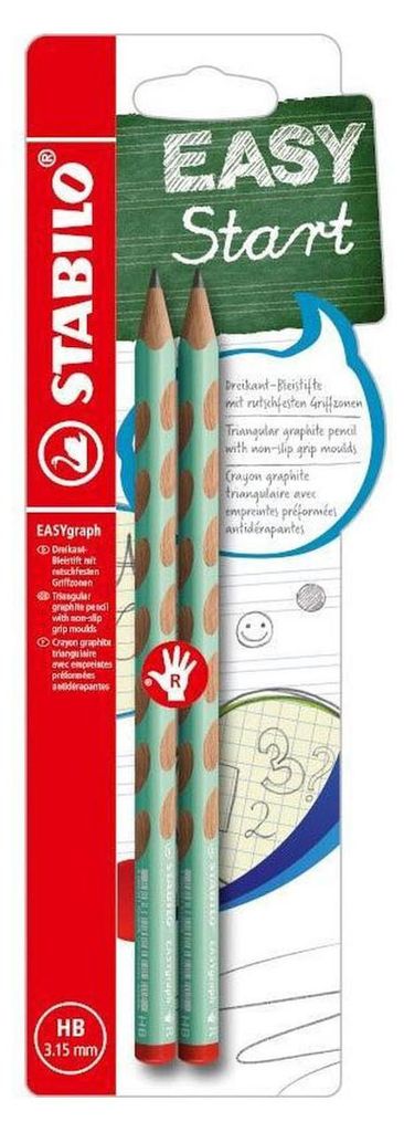 Crayon triangulaire ergonomique pour droitiers - STABILO Image du produit 