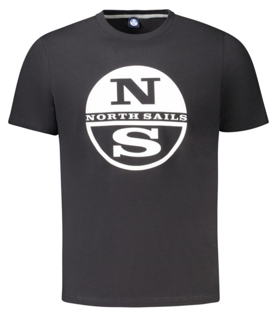North Sails Herren KURZARM-T-SHIRT Schwarz 996017000_NE0999 : Größe - S Größe: S