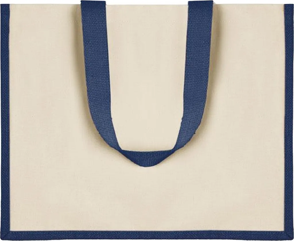 Borsa Shopping Juta MO1684 Blu all'Ingrosso - Resistenza Professionale