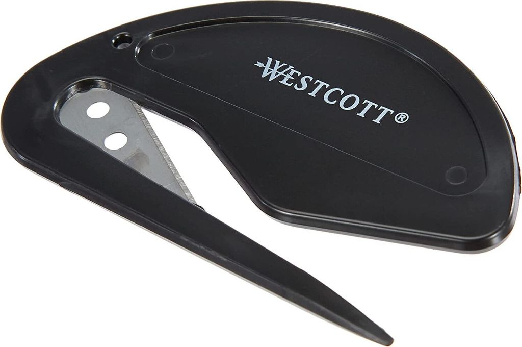 Brieföffner mit geschützter Metallklinge Griffzone aus Produktbild 3