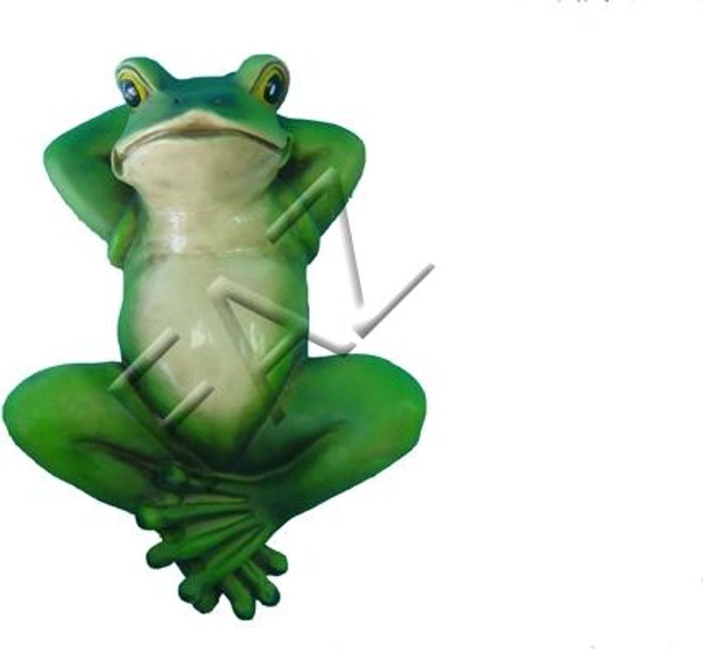 Design Frosch Figur Garten Statue Skulptur Figuren Skulpturen Dekoration c377