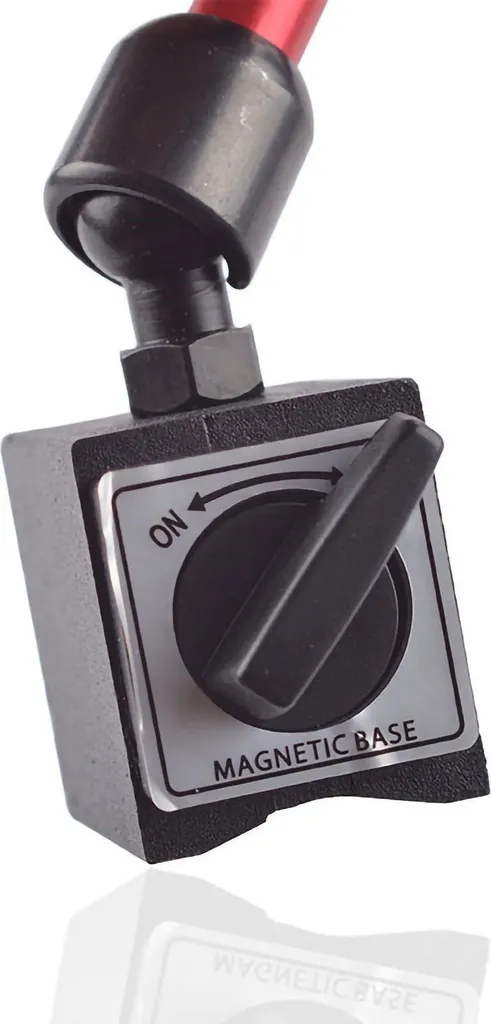Support de comparateur anti-vibration à base magnétique stable
