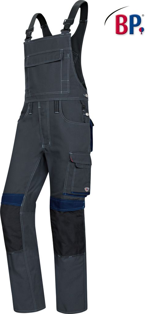 BP Latzhose - anthrazit/nachtblau - 44s
