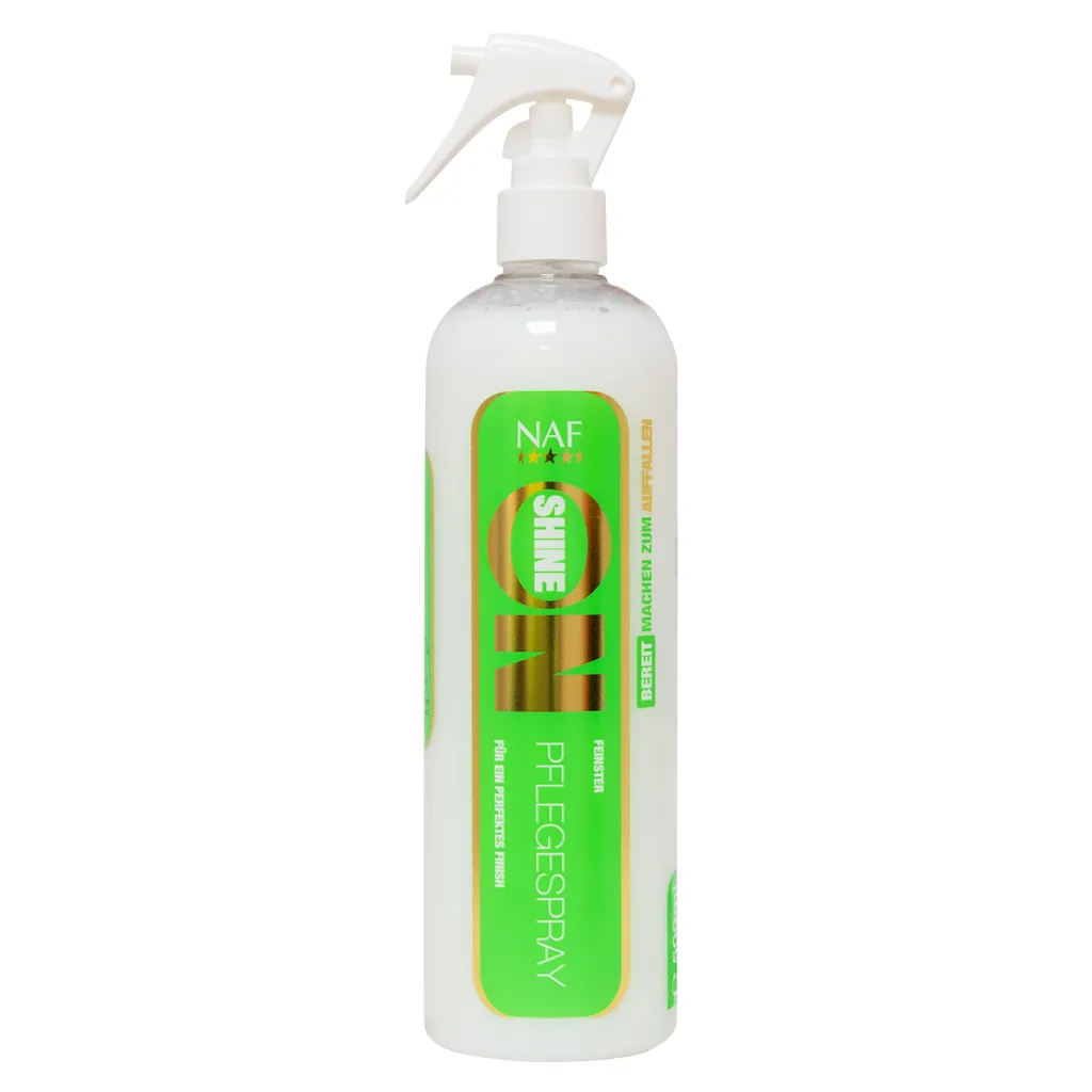 Spray NAF Shine On : fini les crins ternes et emmêlés de votre cheval
