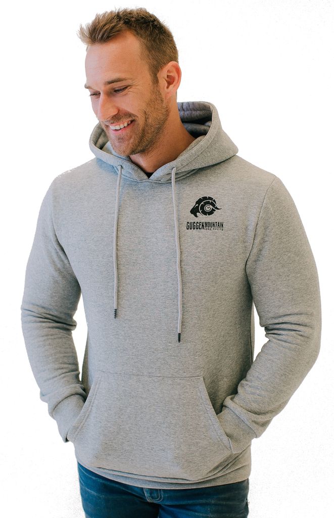 GUGGEN MOUNTAIN Herren Kapuzenpullover mit Fleece Hoodie Hooded Logo Sweater Sweatjacke Warmer Pullover Streetwear Langarm Kapuze Outdoor Sport Hel...