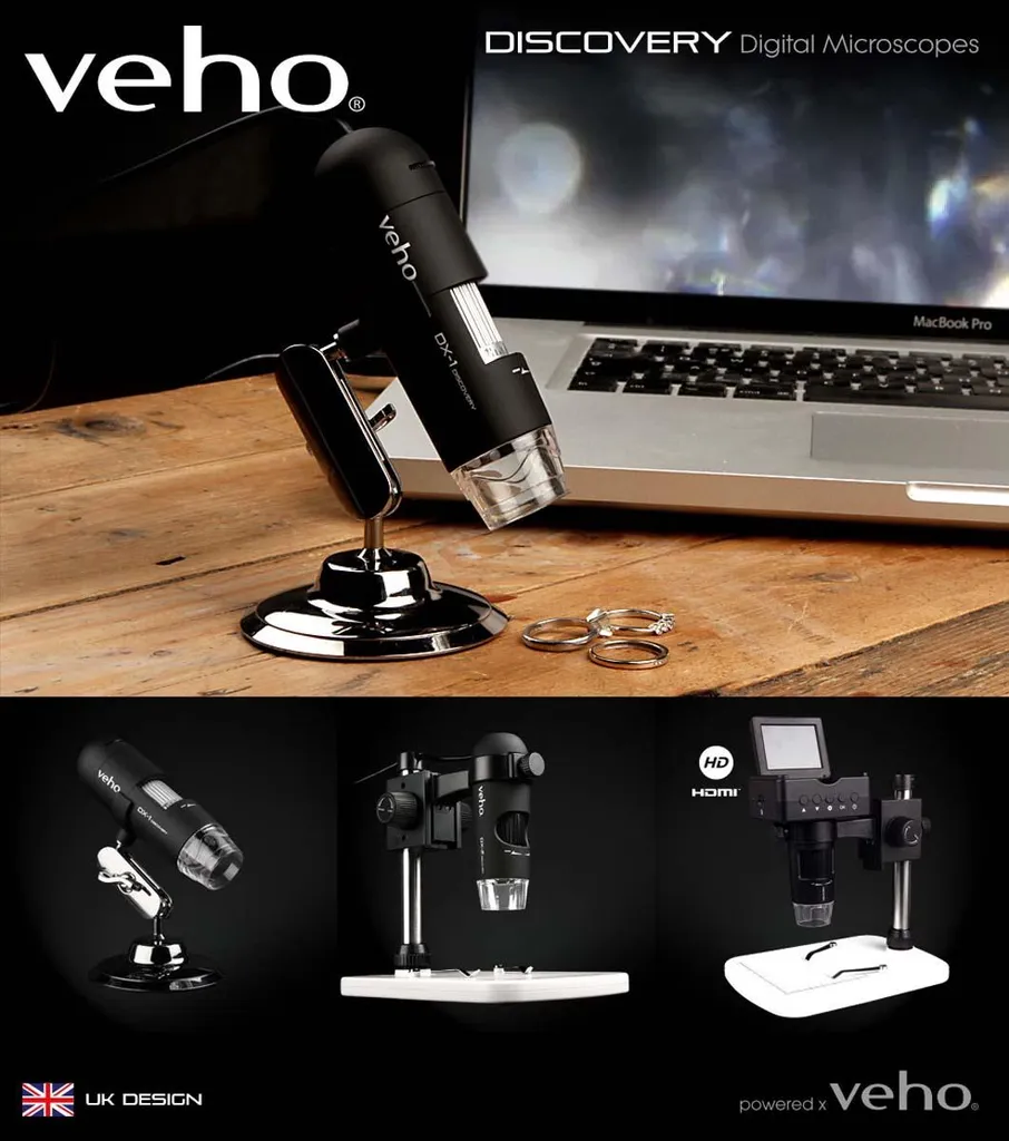 Microscope numérique pour contrôle de circuits électroniques et horlogerie