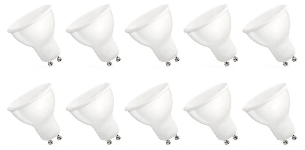 Spectrum GU10 LED Spot Lampe 4W 310lm 4000K Neutralweiß 230V 10 Stück
