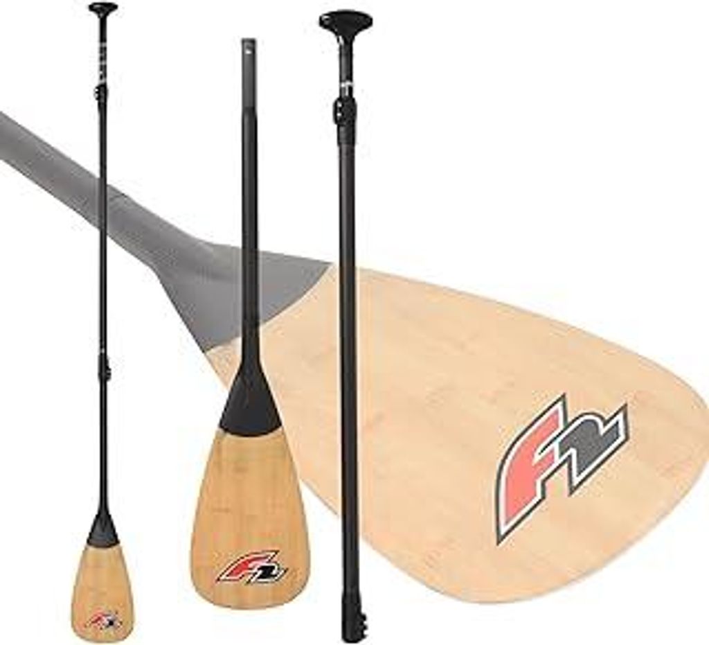 F2 SUP Paddel Bamboo - Carbon 3 teilig Wood 2024/25