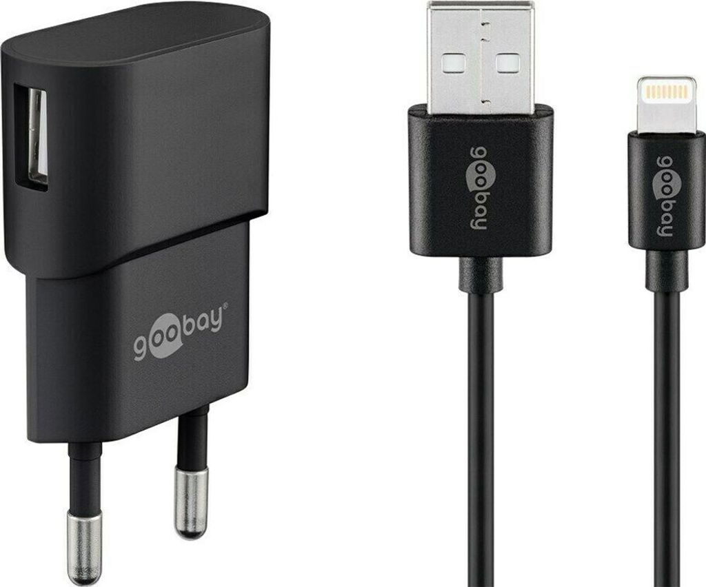 Goobay Apple Lightning Ladeset 1 A, 1 m