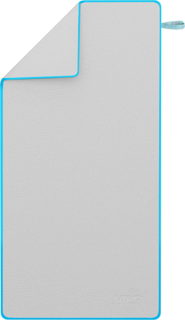 Asciugamano in microfibra NILS NCR13 grigio/blu Immagine del prodotto 