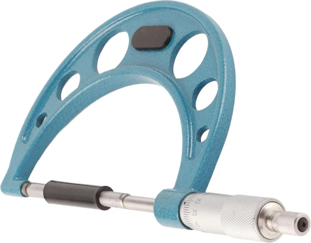 Micromètre de précision 0,01 mm en inox avec clé de réglage 75-100 mm - 6