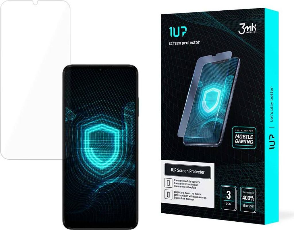 3mk Display Schutzfolie 1UP für Nokia G22 transparent Gaming (3 Stück)