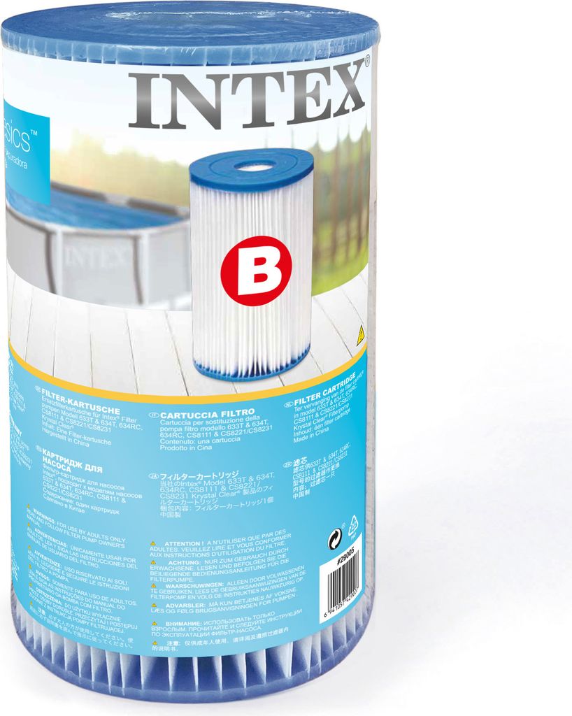 INTEX 29005 - Filtračná vložka - typ B, pre čerpadlá #28634 Obrázok produktu 