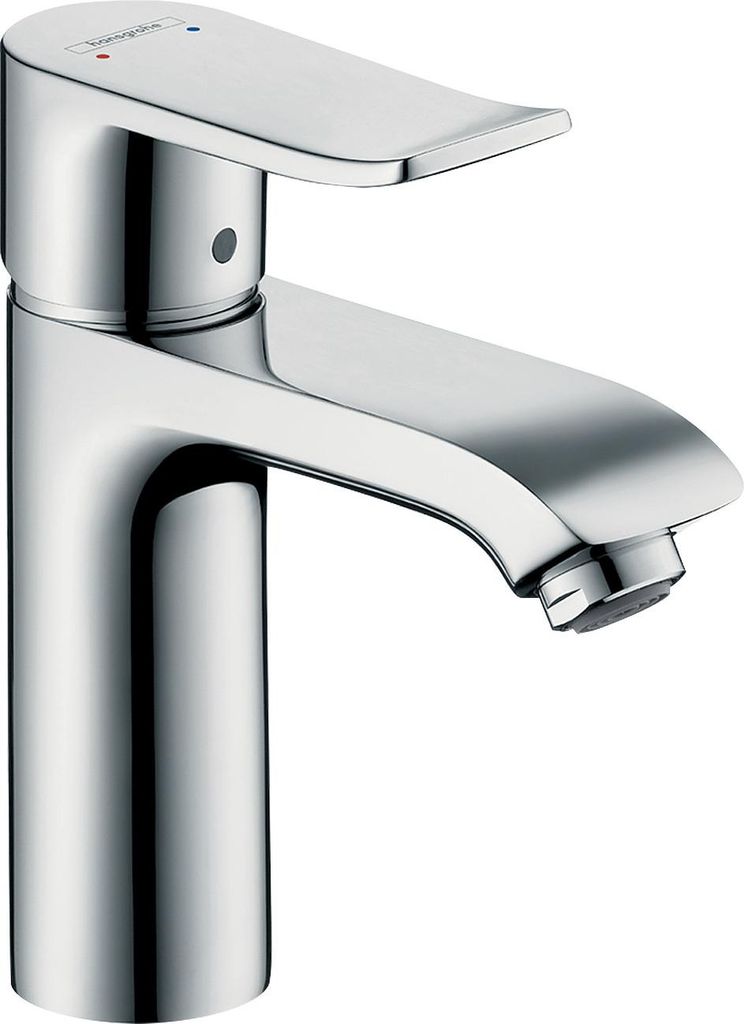 Hansgrohe Metris Waschtischmischer 110 Chrom für offene Heißwasserbereiter