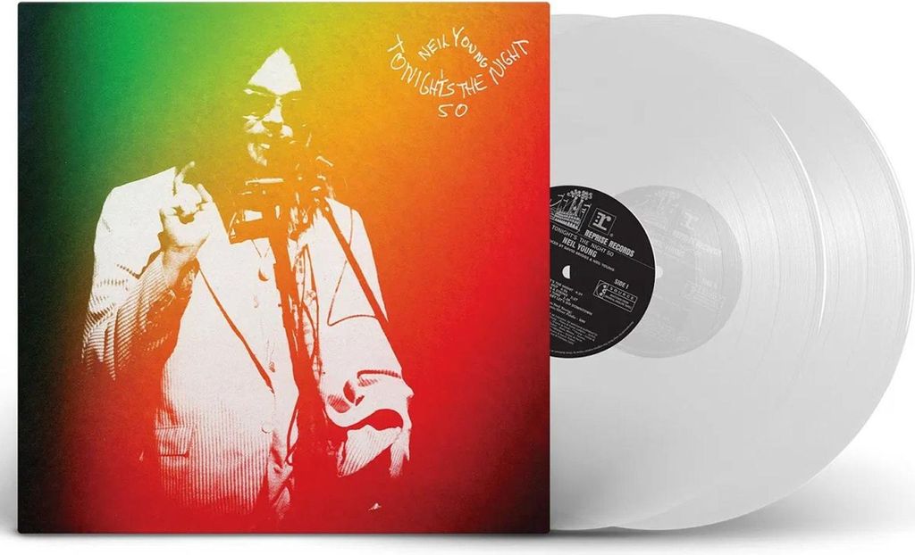 Neil Young: Tonights The Night (50. Jahrestag) (Limitierte Deluxe Indie Exklusiv Edition) (Clear Vinyl)