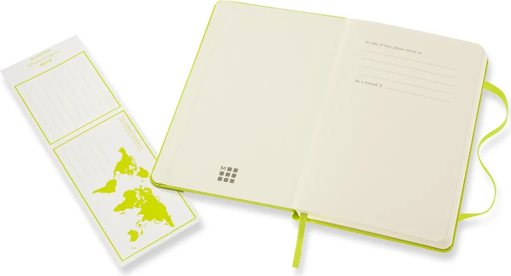 Carnet de Notes de Voyage A6 Moleskine Vert Lime pour Idées et Listes - 3