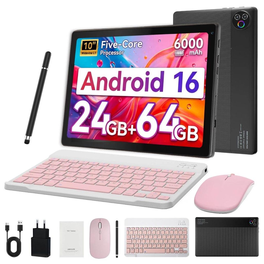 JENBIZZ Tablet 10'', Android 16, met Productafbeelding 