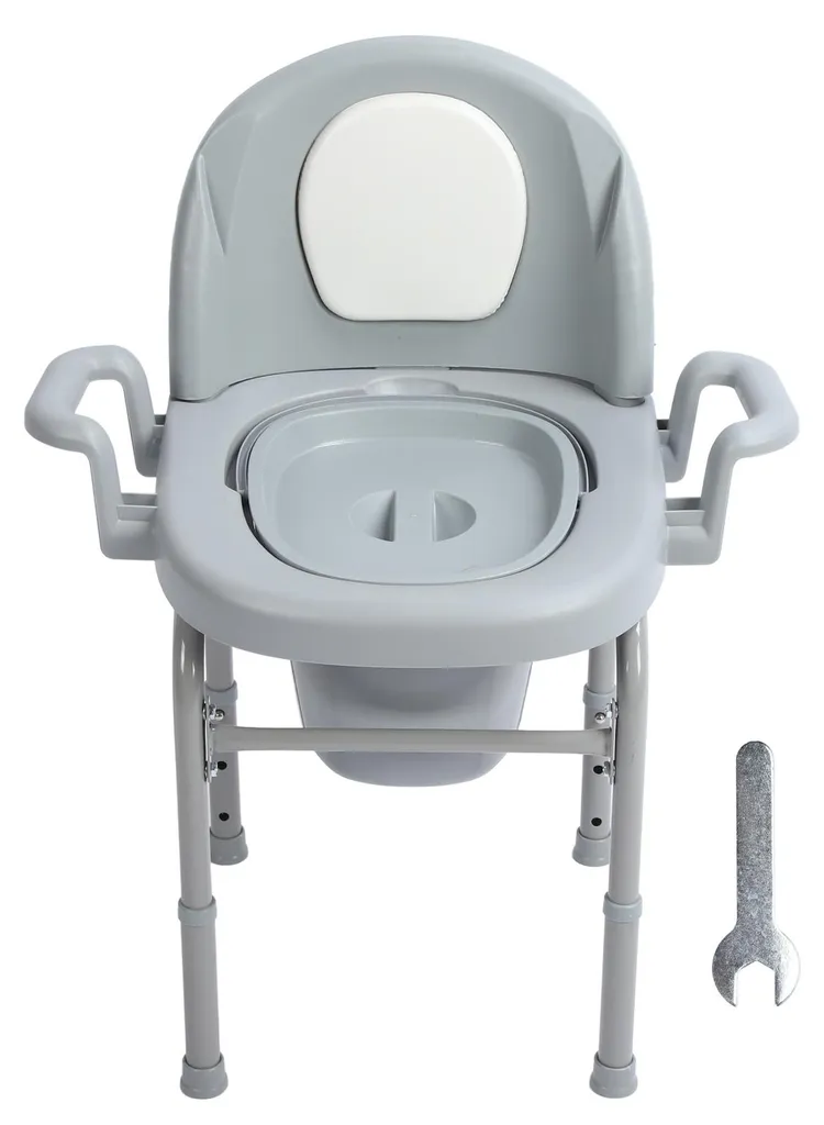 Chaise percée anti-odeurs et antidérapante pour limiter les risques de chute