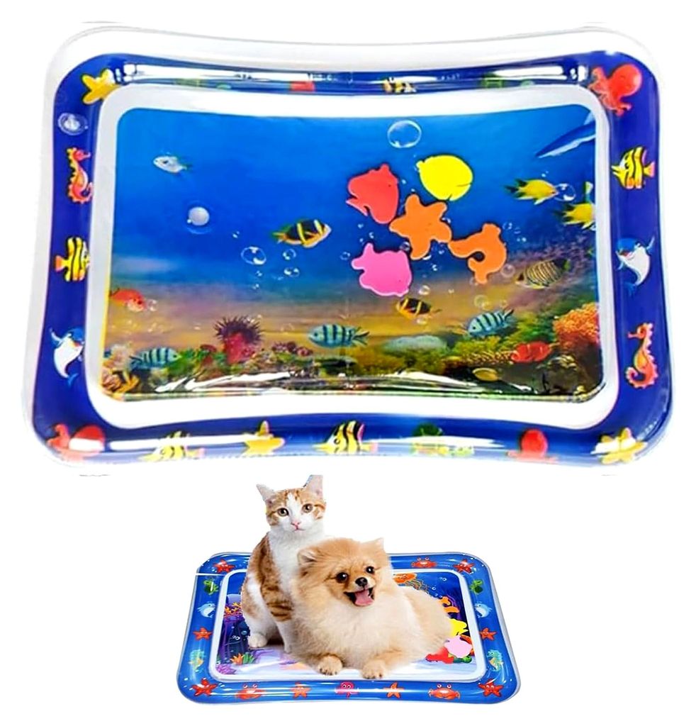 Wassermatte für Katzen, sensorische Wasser-Spielmatte