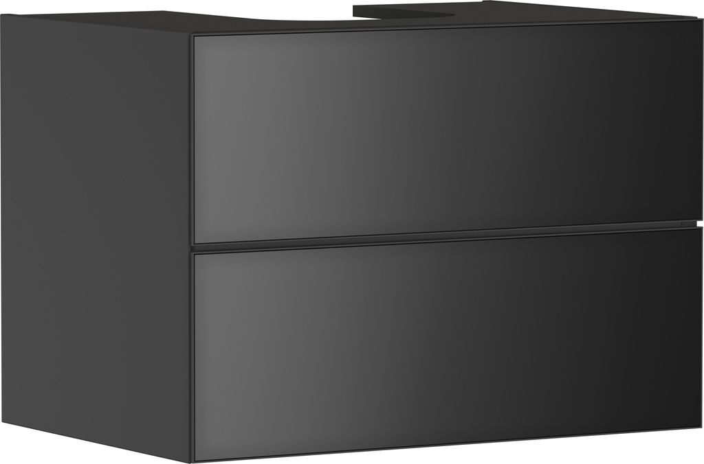 hansgrohe Xevolos E Waschtischunterschrank, 2 Schubkästen, 1 Ausschnitt mittig, 780x550x555mm, für Konsole mit Aufsatzwaschtisch, 54189770