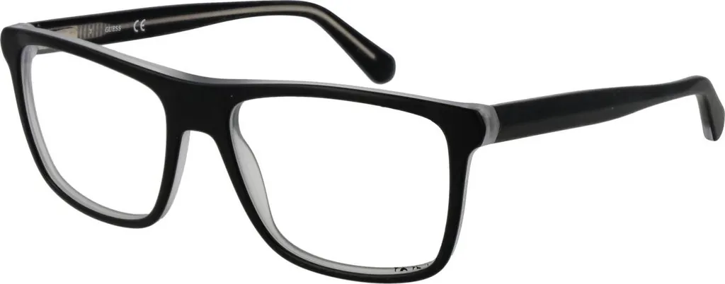 Lunettes de vue homme Guess GU50071 002 confortables pour le bureau