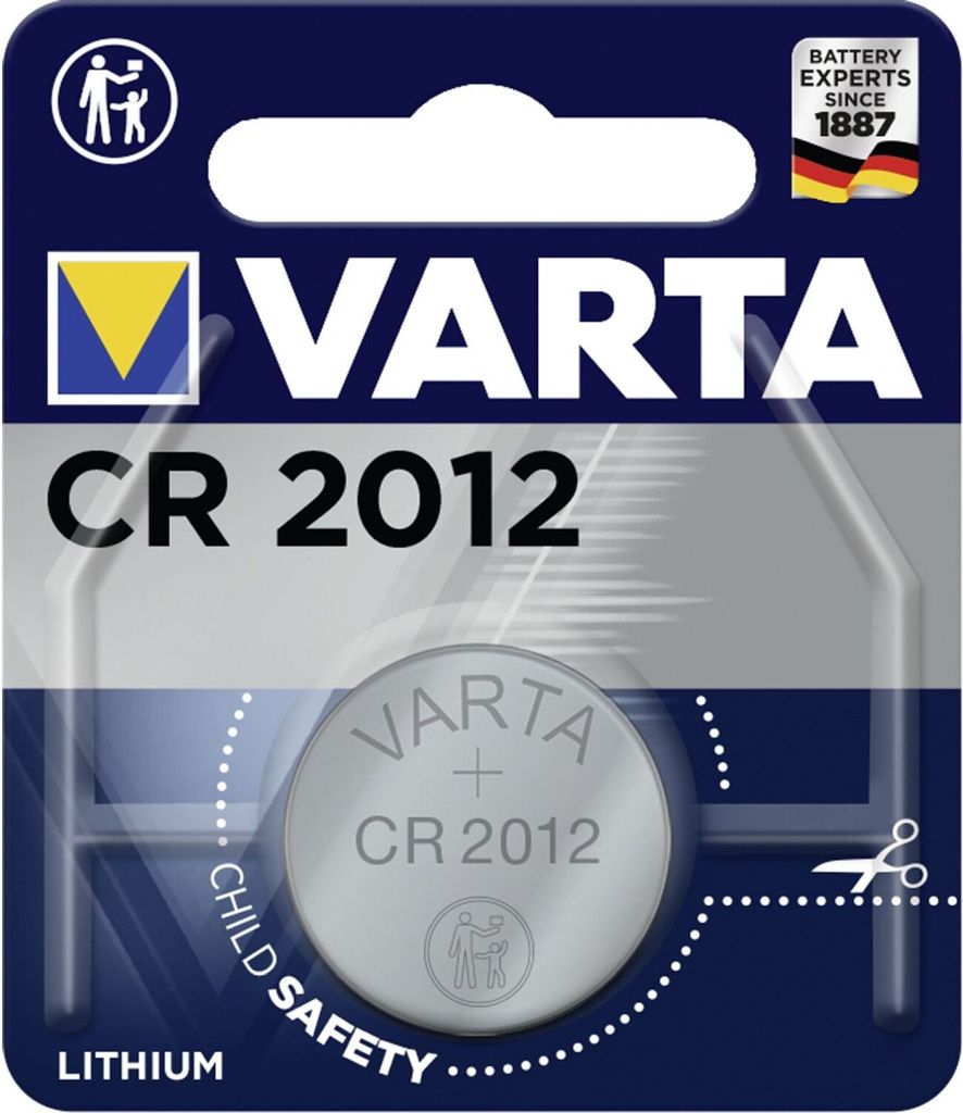 VARTA Lithium Knopfzelle "Electronics" CR2012 3,0 Volt