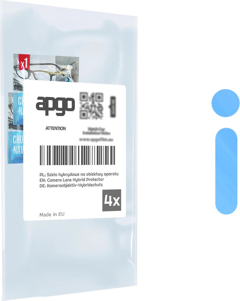 apgo 4 Stück Linsenschutz Kamera Schutzglas für Motorola Produktbild 