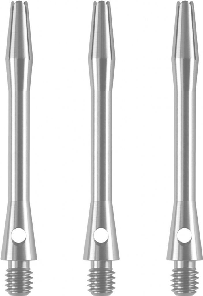 Designa | Aluminium Dartschäfte | Tweeny Midi Intermediate 41 mm | Silber | 1 Set