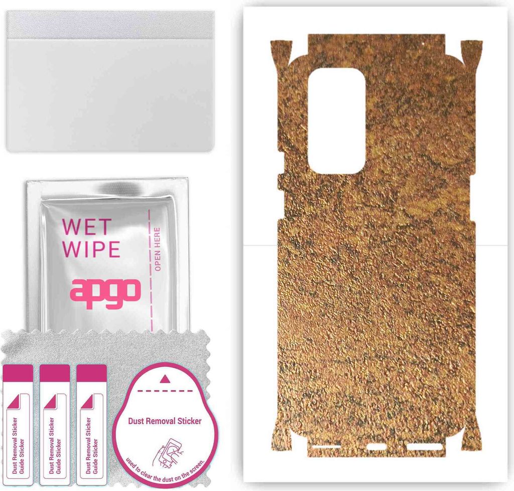 apgo Rückseite + Seiten Schutzfolie, Skin, kompatibel mit OnePlus 9 Pro, Hinten Displayschutzfolie aus Vinylfolie, kratzfest, einfache Montage - R...