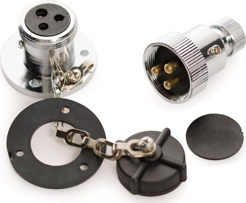 Borddurchlass 3-polig 10 Ampere