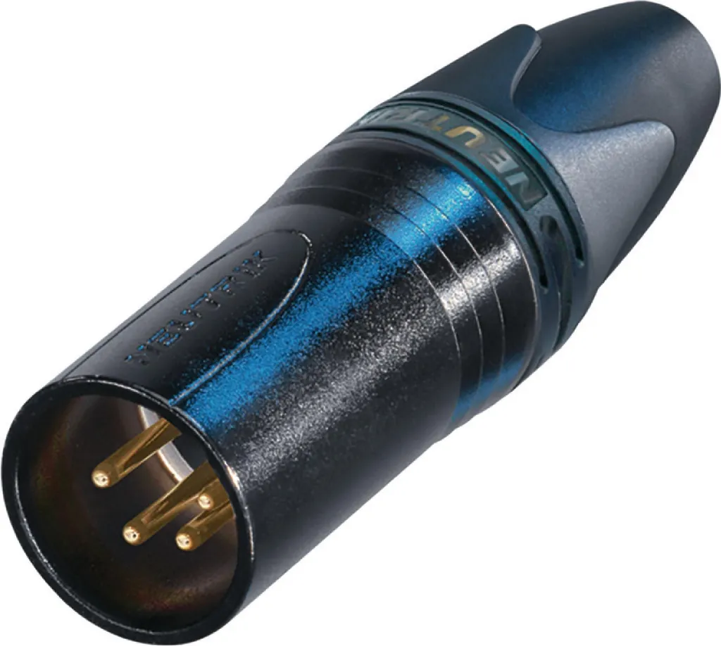 Neutrik XLR 4 Pin Black NC4MXX-B Gold - Il Connettore Definitivo