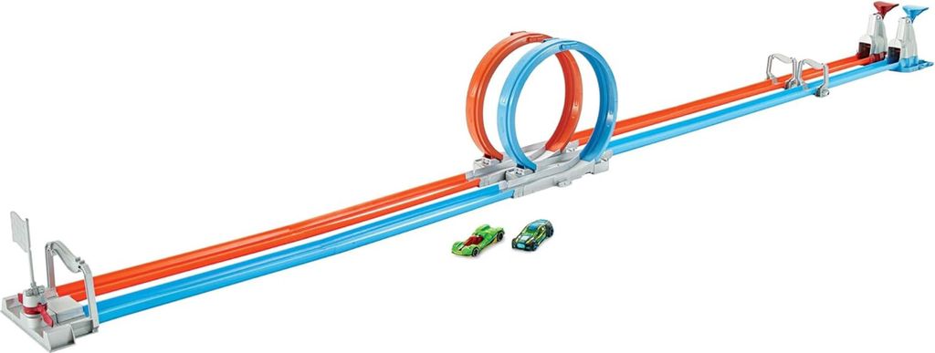 Hot Wheels Doppelter Schleifenstrich Mehrfarbig  Mehrfarbig Produktbild 