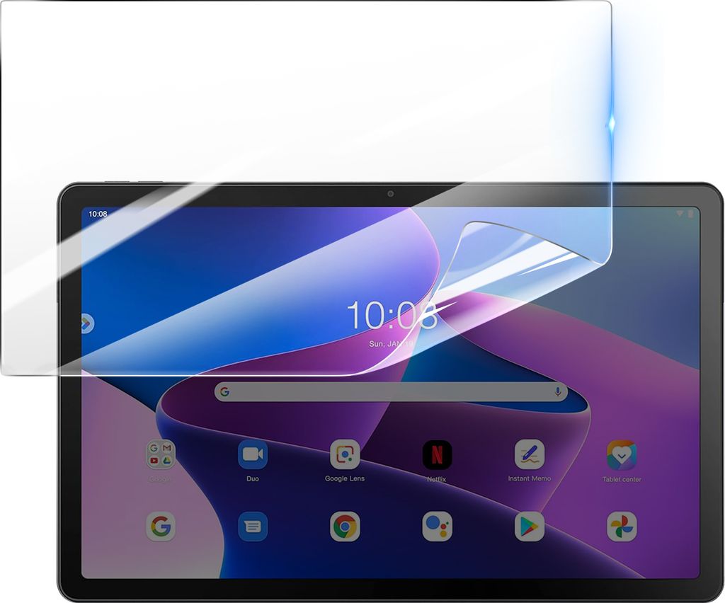 3mk, Stoß- und kratzfester Hydrogel Bildschirmschutz für Lenovo Tab M10 Plus Gen 3, Transparent