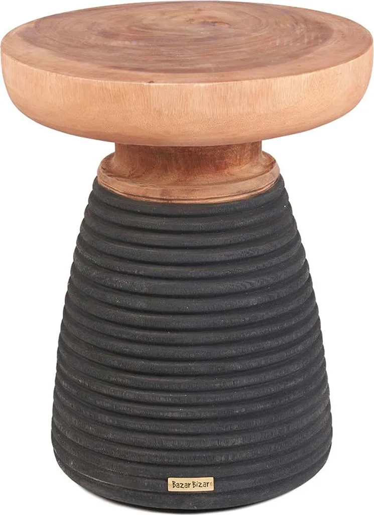 Table d'appoint The End bois naturel : la solution déco gain de place