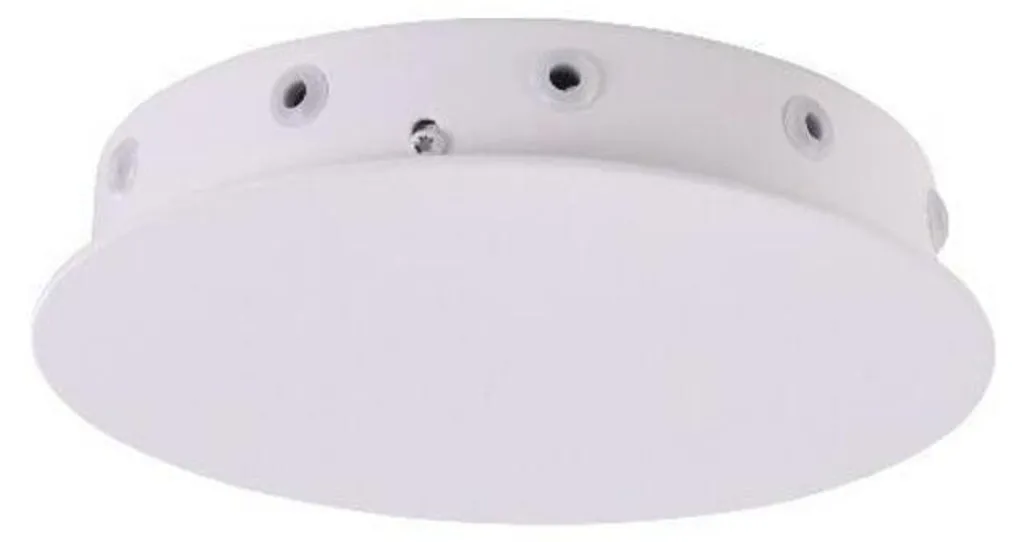 Patère de Plafond Multiple Ziko Base 10 Blanc AZ3409 pour Suspensions