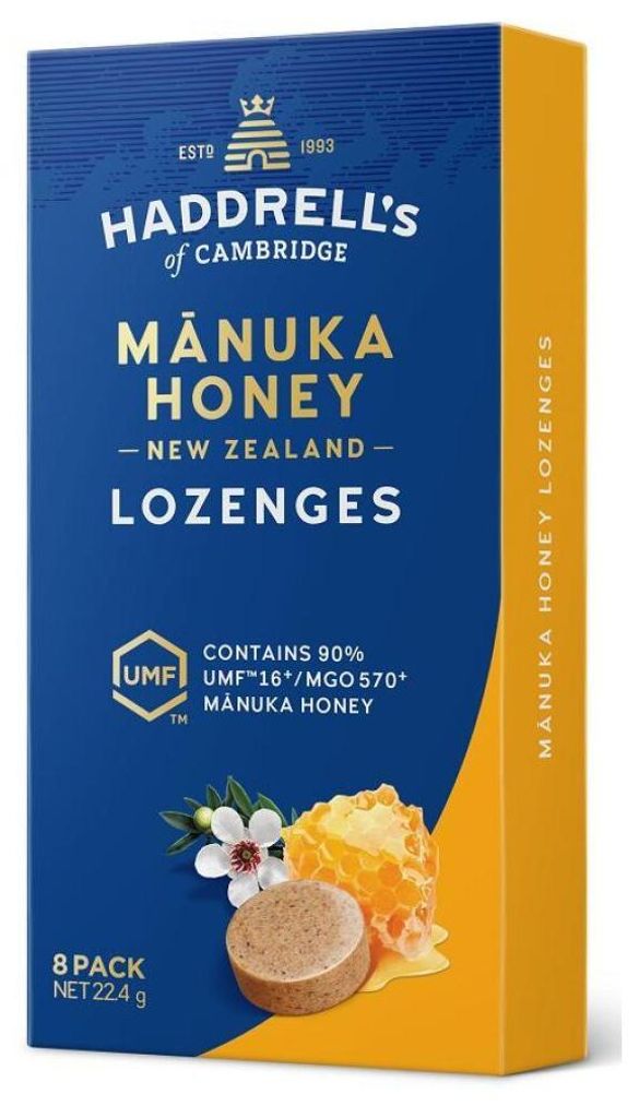 PASTYLKI DO SSANIA MIÓD MANUKA MGO 570+ UMF 16+ 22 g - Zdjęcie produktu 