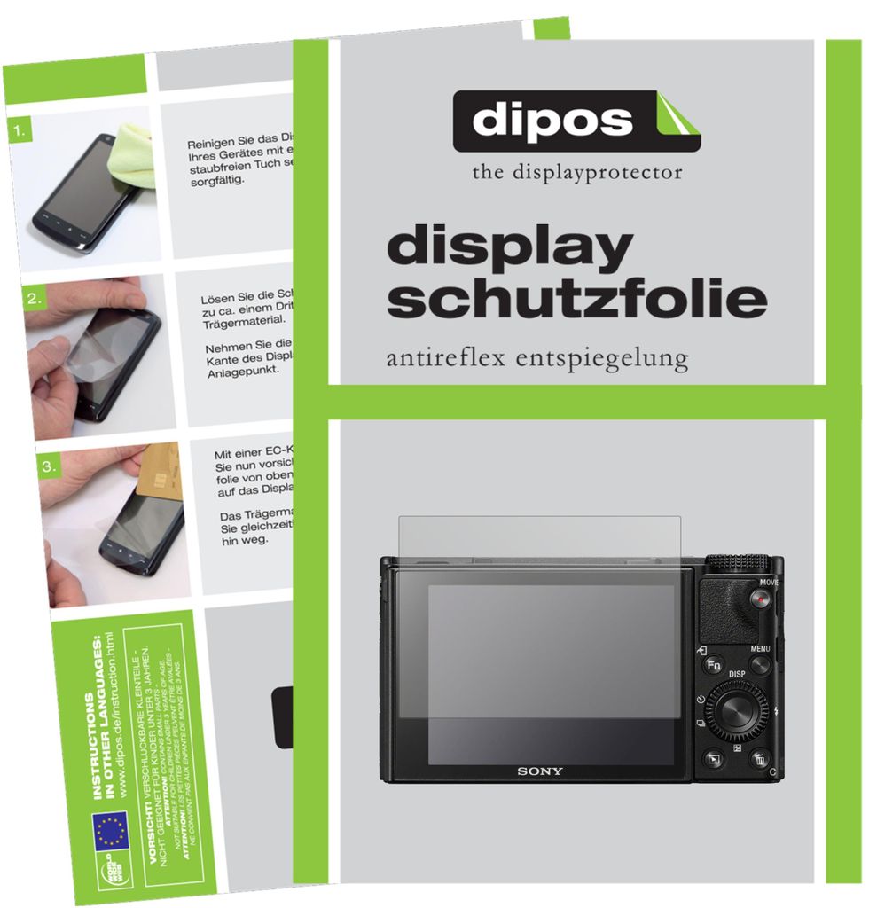 6x Schutzfolie für Sony DSC-RX100 VI matt Displayschutzfolie Display Schutz