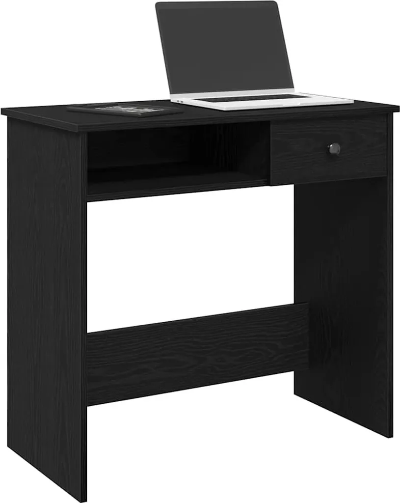 Scrivania Nera 80x40x75 cm Maison Exclusive - Mobile Office Salvaspazio