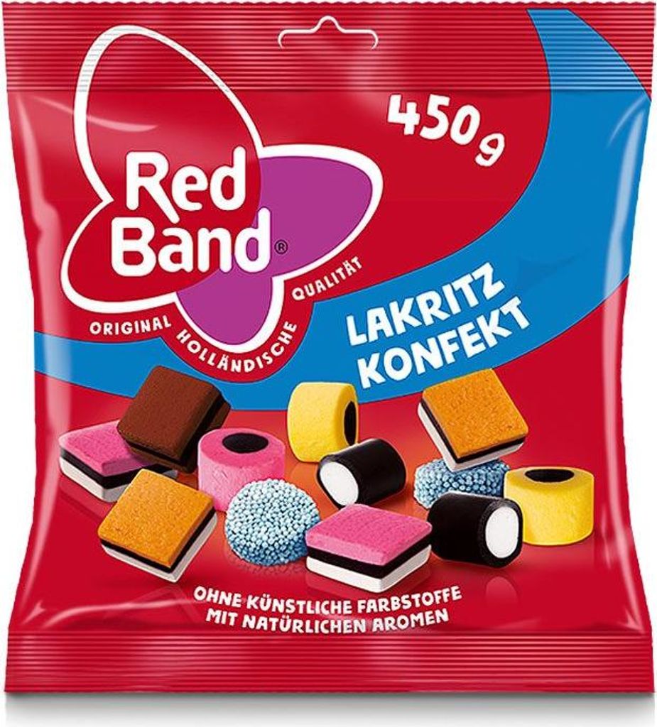 Red Band réglisse en confiserie 450g Image du produit 