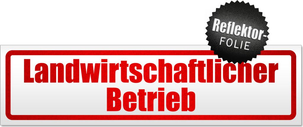 Landwirtschaftlicher Betrieb Magnetschild Schild magnetisch