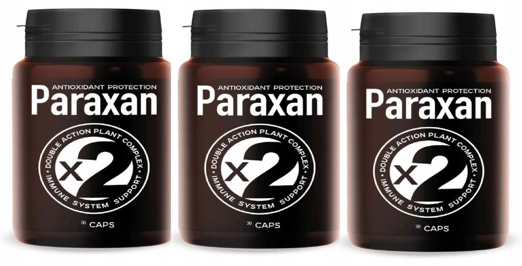 3X Paraxan (30 Kapseln) - Nahrungsergänzungsmittel