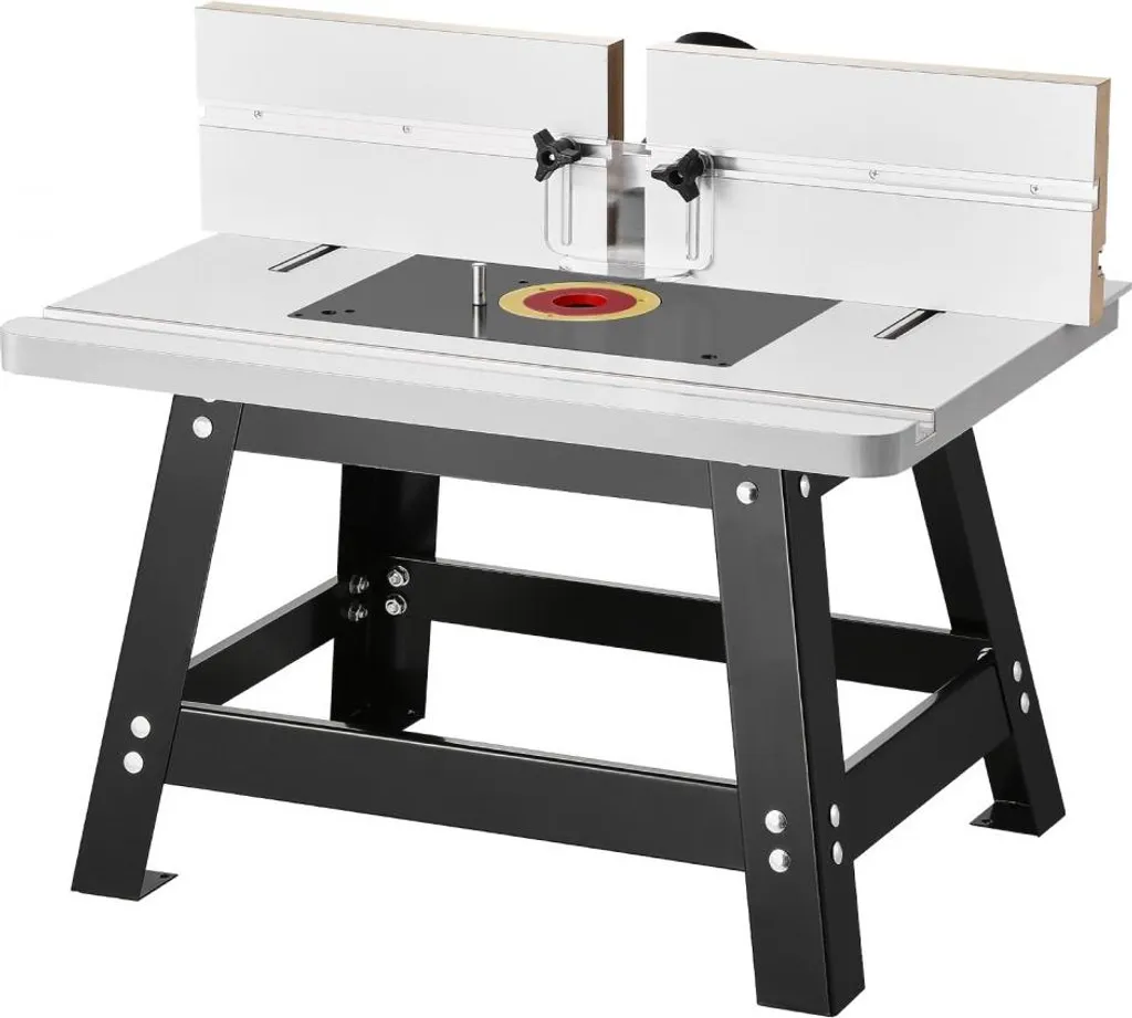 Table de fraisage pour défonceuse, établi d'atelier en bois MDF dense