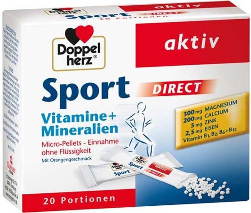 Doppelherz Sport Direct, Direktgranulat, 20 Stück Produktbild 