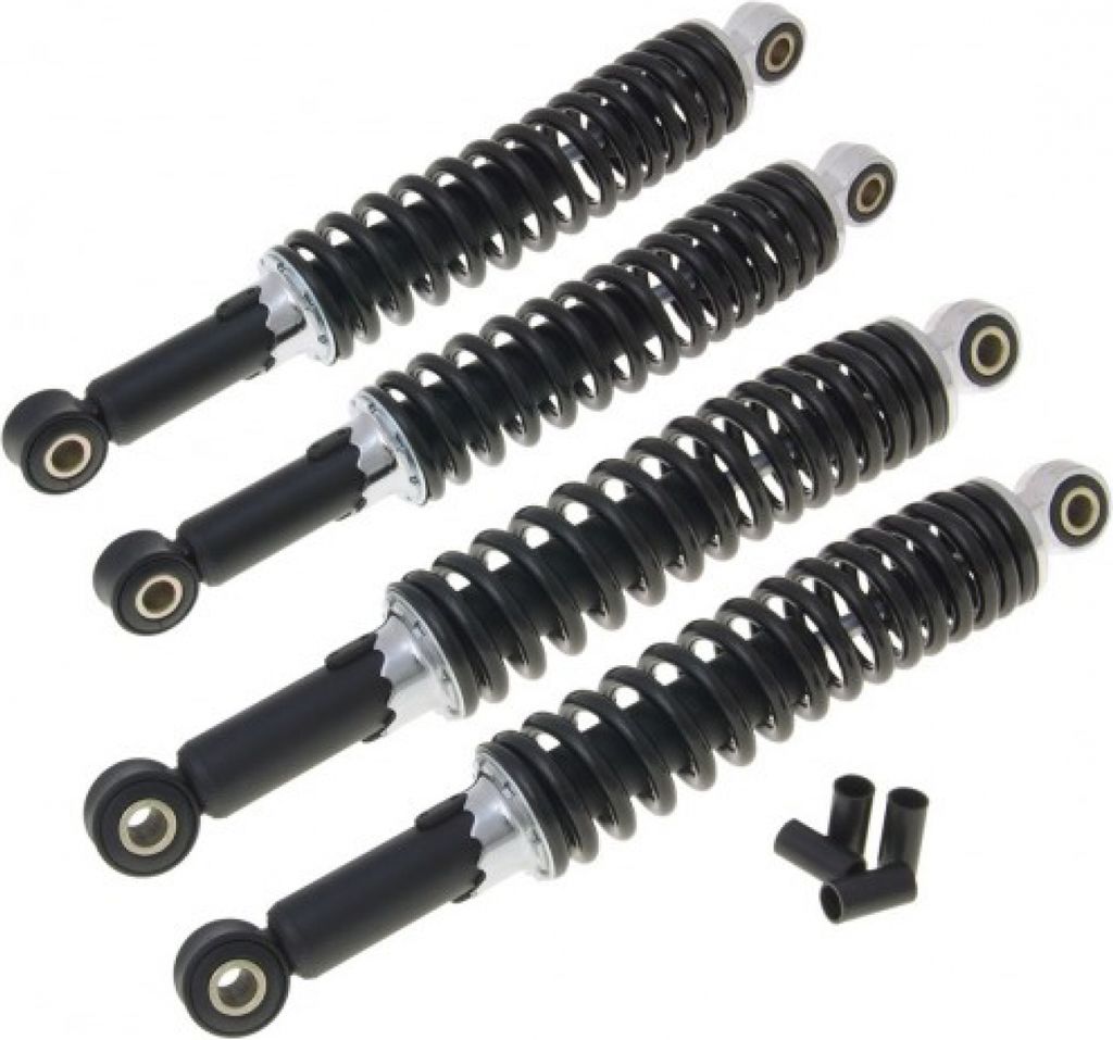 MEGA Tieferlegung SET 4 Simson Stossdämpfer schwarz 240mm + Produktbild 