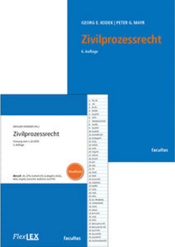 Pack Kombipaket Zivilprozessrecht - Manuel et Code de Procédure Civile